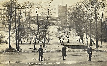 Skaters on the mere